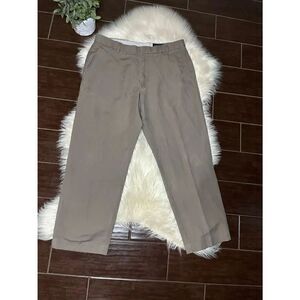 Banana Republic taupe linenFlat front dress pants sz 35X30